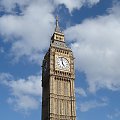 Slynny zegar:) #BigBen #Parlament #zegar #Niebo #chmurki #Londyn