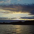 Zachodzące słońce - Boszkowo 2007 #zachód #boszkowo #dominice #jezioro #las #słońce
