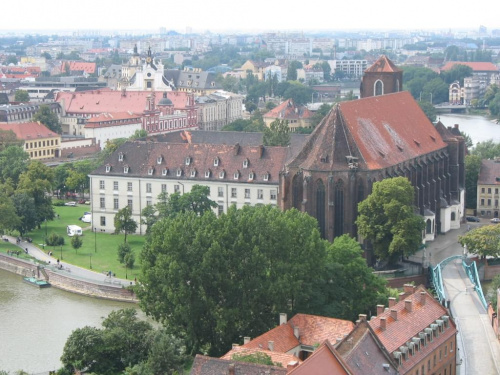 Wrocław-widok z wieży katedralnej #Wrocław