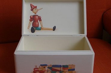 skrzynka dla Jasia #decoupage