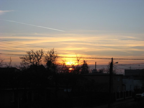 03.02.2008r. #krajobrazy #widoki #ZachódSłońca