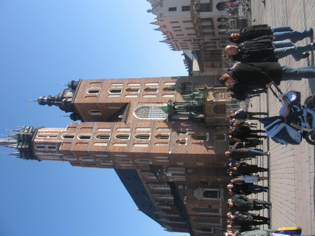 Rodzice zabrali mnie na spacer na Krakowski Rynek