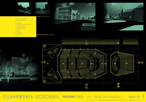 wenancjusz majer dyplom 2002r., filharmonia szczecińska #WenancjuszMajer #IdealConcept #architekt #projektant #wenancjusz