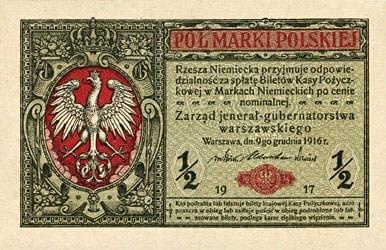 Polska 1914-1918 Generalne Gubernatorstwo Warszawskie Seria - Jenerał