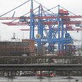 Port w Hamburgu - luty 2006 #DaniaKopenhagaHamburg