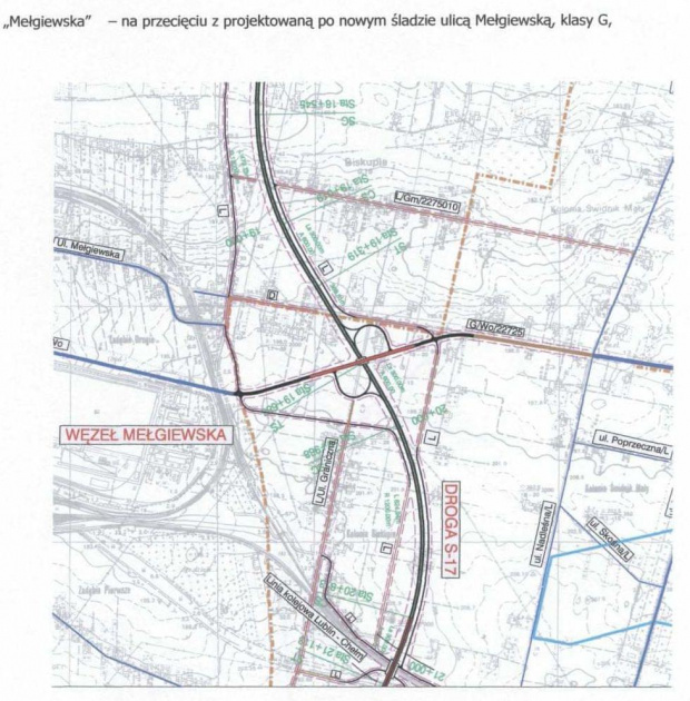 Materiały z SIWZ na projekt S17 Kurów - obw Lublina