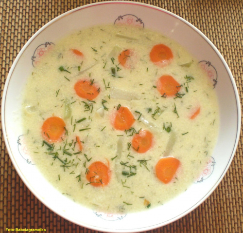 Zupa z kalarepy #zupa #kalarepa #obiad #jedzenie #kulinaria
