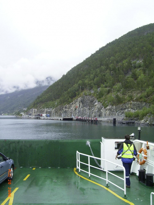 Norwegia-powrót do kraju,kozy na drodze zawsze mają pierwszeństwo