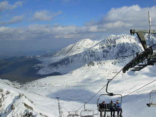 ale im fajnie-za chwilkę będą szosować na nartach::)) #Tatry