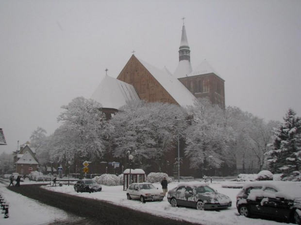 Katedra w Kołobrzegu zima 2008 #zima #kołobrzeg
