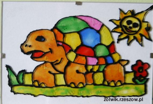 żółw-witrażyk #żółw #zolw
