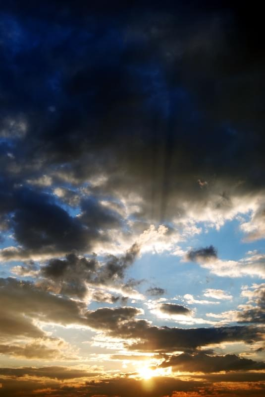 Zachód słońca #Niebo #zachód #chmury