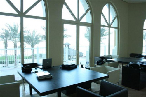 Palm Jumierah, widok z pierwszego biura #Dubaj #PalmJumierah