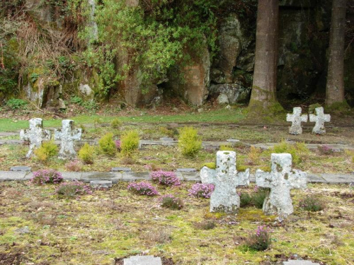 dolina Glencree - cmentarz lotników i marynarzy niemieckich poległych podczas I i II wojny