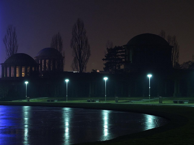 Nocą. #pergola #noc #Wrocław #miasto