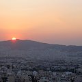 Zachód słońca nad Atenami #Zachody
