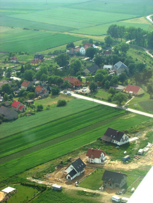Widok z lotu ptaka - okolice Sobótki #samoloty #latanie #widoki