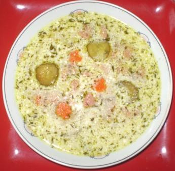 Zupa ogórkowa Niani.Przepisy na : http://www.kulinaria.foody.pl/ , http://www.kuron.com.pl/ i http://kulinaria.uwrocie.info/ #zupy #ogórkowa #obiad #jedzenie #kulinaria