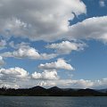 karkonosze nad wodą #przyroda #natura #krajobraz #NadWodą #jezioro #woda #widok #góry #karkonosze #JeleniaGóra #wojanów #niebo #chmury #DolnyŚląsk