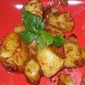 Ziemniaki z sosem sojowym.Przepisy na : http://www.kulinaria.foody.pl/ , http://www.kuron.com.pl/ i http://kulinaria.uwrocie.info/ #DodatkiDoIIDań #ziemniaki #obiad #jedzenie #kulinaria