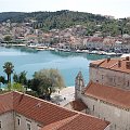 Trogir; widok z wieży katerdy #Adriatyk #Chorwacja #miasto #morze #Trogir
