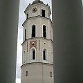 Wilno.Dzwonnica na Placu Katedralnym. #Wilno