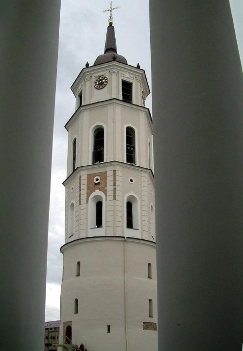 Wilno.Dzwonnica na Placu Katedralnym. #Wilno
