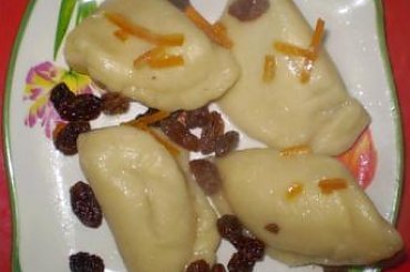 Pierogi z serem na słodko .Przepisy na : http://www.kulinaria.foody.pl/ , http://www.kuron.com.pl/ i http://kulinaria.uwrocie.info/ #Pierogi #ser #obiad #DrugieDanie #jedzenie #kulinaria