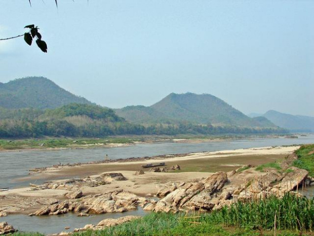 widok na Mekong, Luang Prabang