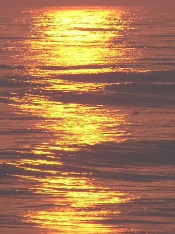 Wschód słońca, "chińska plaża", niedaleko Hoi An