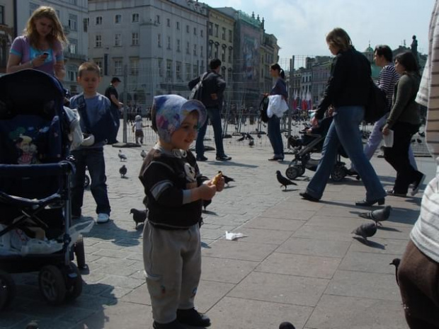 Pawełek i Jasio w Krakowie i Tatrach-maj 2008 z Agatką i Adasiem