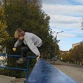 barierka przy kortówce waluty ;) #parkour #knhteam #olsztyn