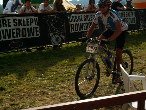 MTBmaraton w drodze na metę Kraków 26.08.07