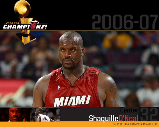 SHAQ #NBAAND1USABASKETMIAMIPIŁKASHAQ