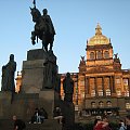 Praga- pomnik św.Wacława przed Muzeum Narodowym