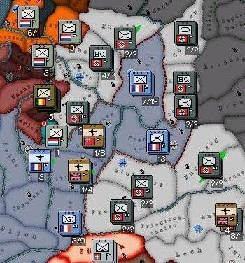 1.X.1939 front zach. w chwili upadku Polski #HoI2