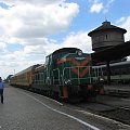 11.06.2008 SM42-542 manewruje z wagonami pomiarowymi, które przyjechały z Piły.