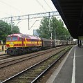 14.06.2008 (Zielona Góra) M62M-003 z bruttem Rail Polska do Guben, zatrzymuje się na długi postój.