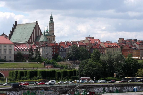 Zamek Królewski od strony Wybrzeża Gdańskiego