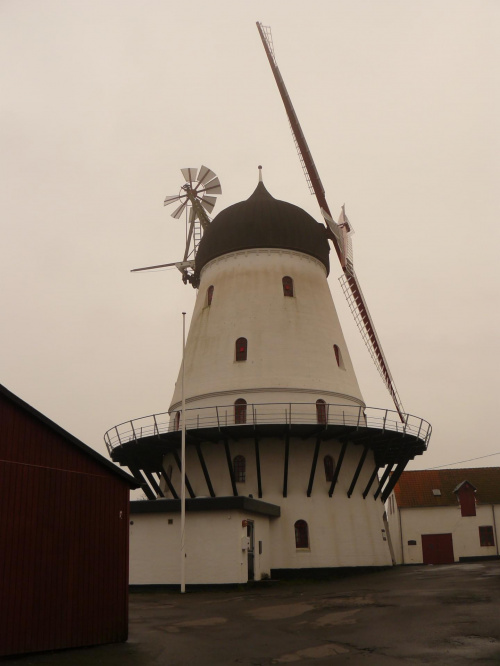 Zabytkowy wiatrak #bornholm #dania #wiatrak #zabytkowy