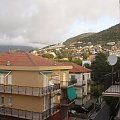 Pietra Ligure- widok z naszego balkonu