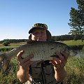 Boleń 59cm. Narew. Okolice Strękowej Góry. Ryba wypuszczona po złowieniu.