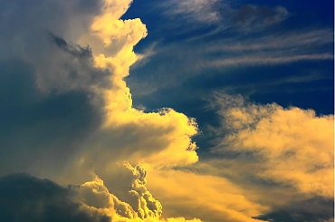 Brzeg chmury nad Balicami KRK 23/06/08 #chmura #niebo #burza