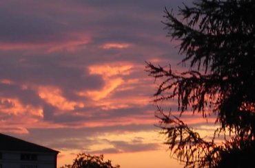 #słońce #niebo #czerwień #złoto