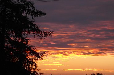 #słońce #niebo #czerwień #złoto