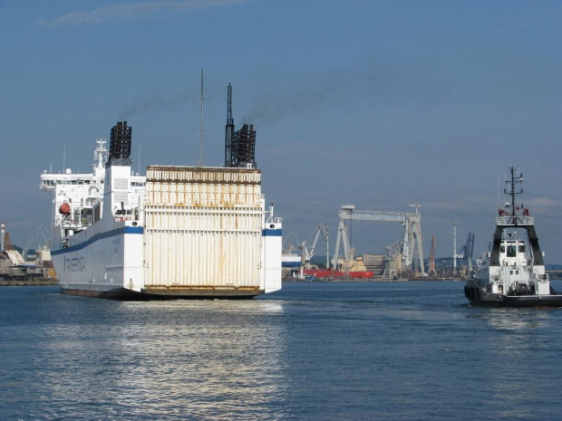 Stena Forecaster, Gdynia #Stena #Forecaster #Gdynia #morze #port #statek