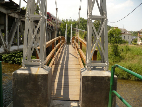 GŁUCHOŁAZY - drewniany most nad Białą #Głuchołazy #most #Opolskie