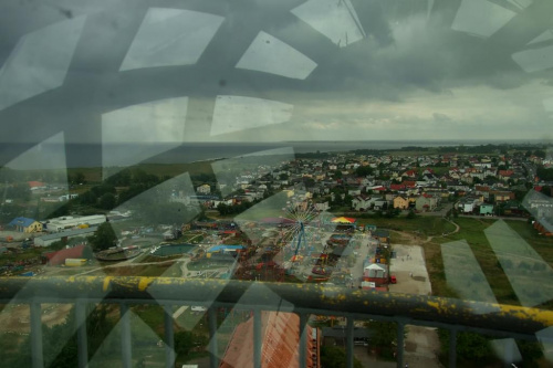 widok z wieży we Władysławowie