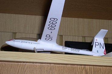 #Jantar #standard #szybowiec #model #karton #kartonowy #papier