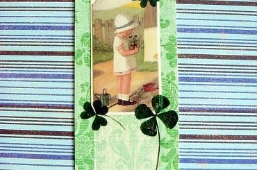 Zakładka dla Małgosi/Zielona wymiana #zakładka